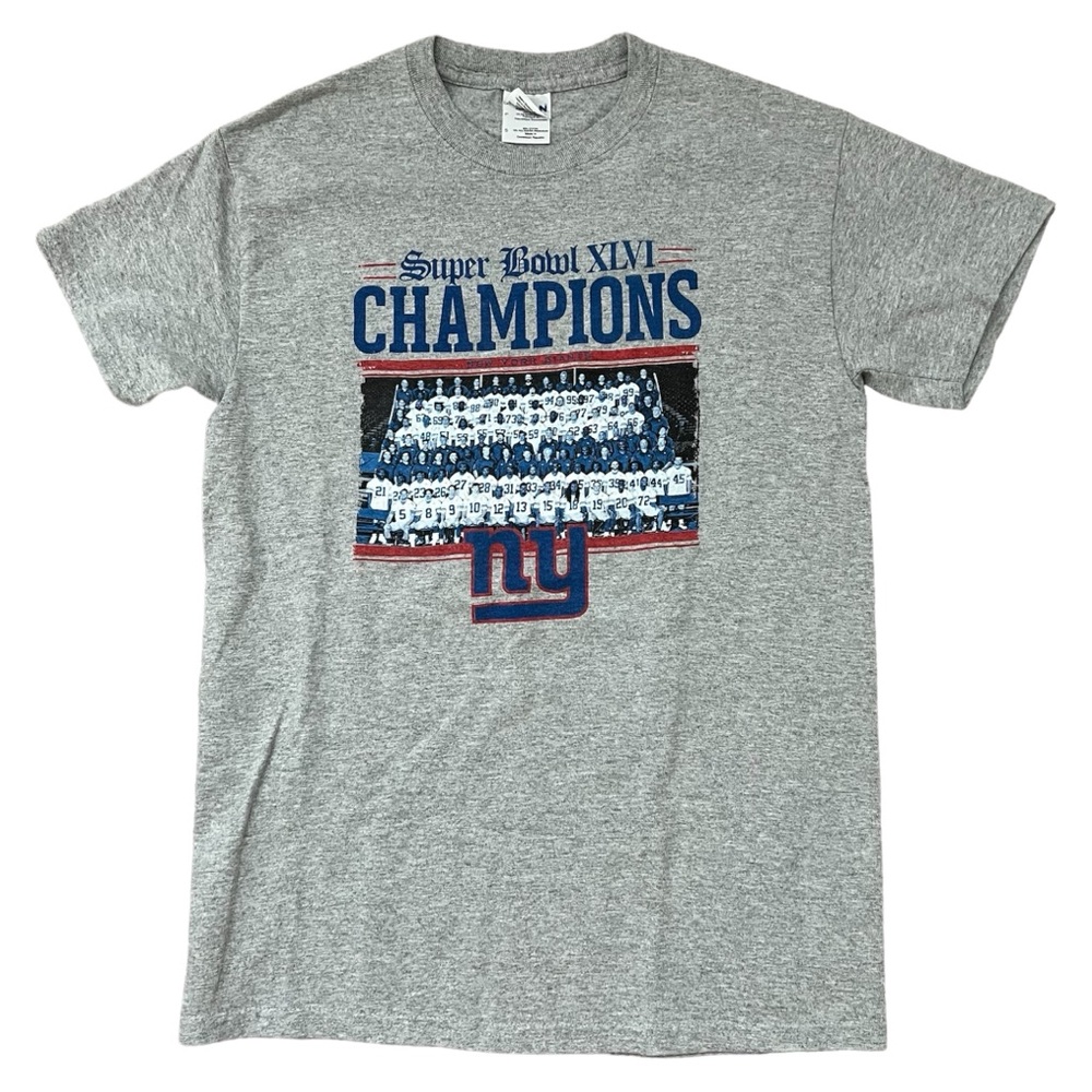 NY Giants Super Bowl shirt